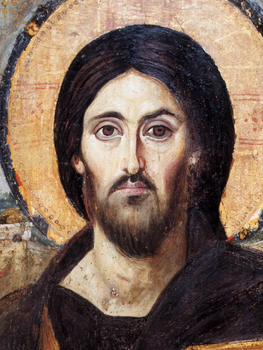Christ Pantocrator icon, Saint Catherine's Monastery, Sinai, 6th century
